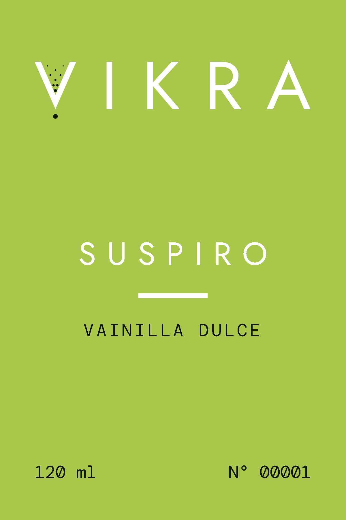 Etiqueta del frasco Suspiro